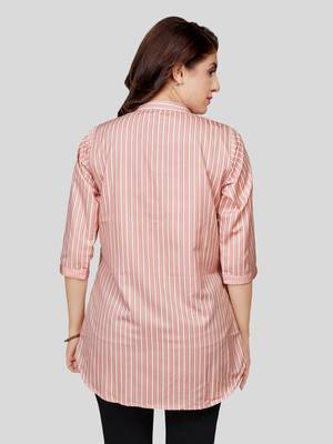  crepe printed short kurti 2