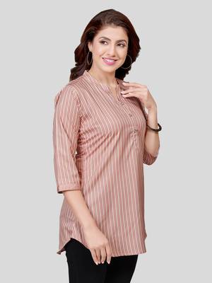  crepe printed short kurti 3