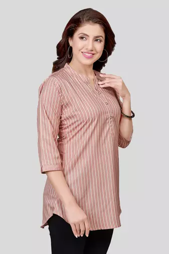 Saree swarg crepe printed short kurti