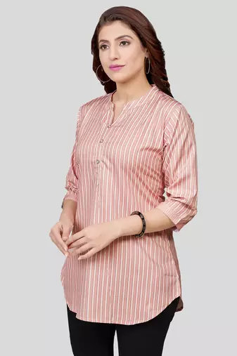Saree swarg crepe printed short kurti