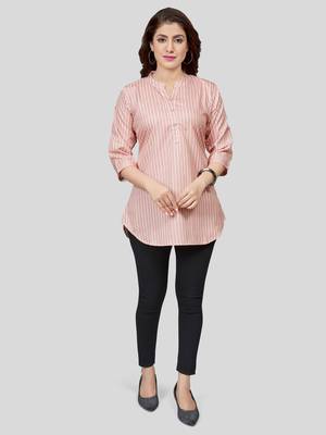  crepe printed short kurti 5