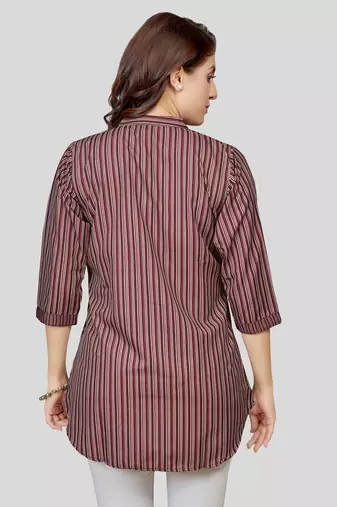  crepe printed short kurti