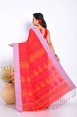 COTTON JAMDANI SAREE 4