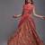 Gajari Colour Embroidered Attractive Party Wear  Lehenga choli 