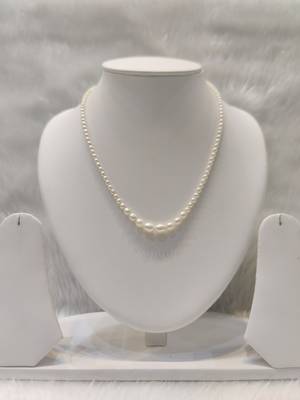 Mannat raj pearls and jewellers natural fresh water hyderabadi pearls exclusive designer necklace set 2