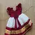 Baby girls cotton silk midi/knee length festive/wedding pattu dress