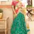 Green Pink Art Silk Thread Zari Dori & Sequins Embroidery Work Wedding Festival Party Wear Designer Lehenga Choli