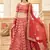 Red Art Silk Thread Zari Dori & Sequins Embroidery Work Wedding Festival Party Wear Designer Lehenga Choli