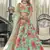 Mint Red Art Silk Digital Print Dori & Sequins Embroidery Stone Work Wedding Festival Party Wear Designer Lehenga Choli
