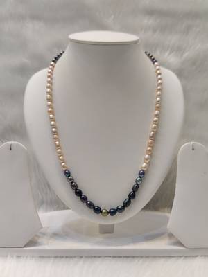 Mannat raj pearls and jewellers natural fresh water hyderabadi pearls beautiful designer necklace set 2