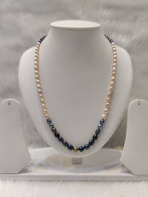 Mannat raj pearls and jewellers natural fresh water hyderabadi pearls beautiful designer necklace set 3