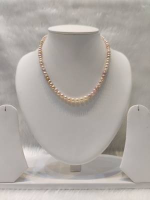 Mannat raj pearls and jewellers natural fresh water hyderabadi pearls charming and designer necklace set 2