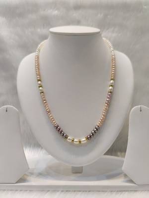 Mannat raj pearls and jewellers natural fresh water hyderabadi pearls beautiful designer necklace set 2