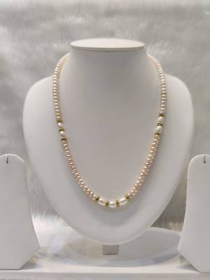 Mannat raj pearls and jewellers natural fresh water hyderabadi pearls unique designer necklace set 2