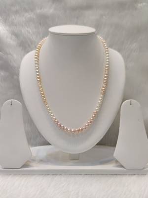 Mannat raj pearls and jewellers natural fresh water hyderabadi pearls unique designer necklace set 2
