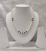Mannat raj pearls and jewellers natural fresh water hyderabadi pearls exclusive designer necklace set