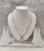Mannat raj pearls and jewellers natural fresh water hyderabadi pearls exclusive designer necklace set