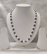 Mannat raj pearls and jewellers natural fresh water hyderabadi pearls daily wear designer necklace set