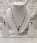 Mannat raj pearls and jewellers natural fresh water hyderabadi pearls charming and designer necklace set