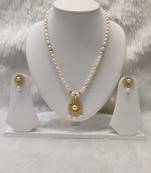 Mannat raj pearls and jewellers natural fresh water hyderabadi pearls unique designer necklace set