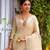 CREAM PRETTY ASSAM SILK SAREE