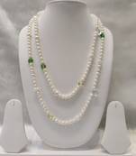Mannat raj pearls and jewellers natural fresh water hyderabadi pearls designer necklace set
