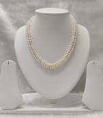 Mannat raj pearls and jewellers natural fresh water hyderabadi pearls daily wear designer necklace set