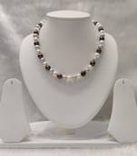 Mannat raj pearls and jewellers natural fresh water hyderabadi pearls charming and designer necklace set