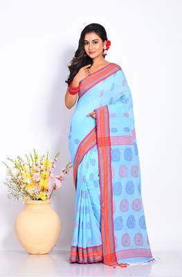 COTTON JAMDANI SAREE 1