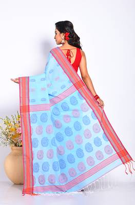 COTTON JAMDANI SAREE 4