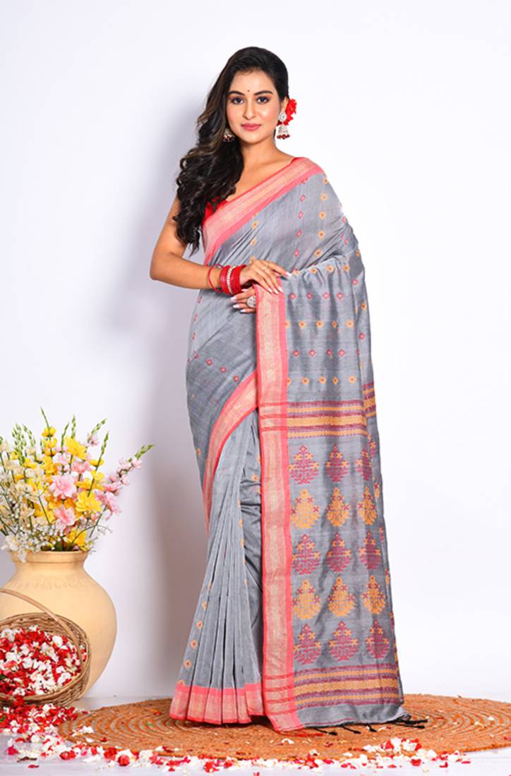 COTTON JAMDANI SAREE