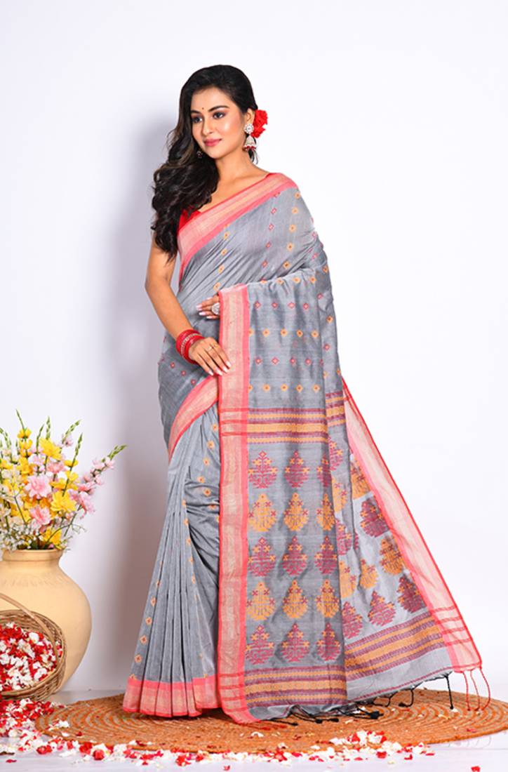 COTTON JAMDANI SAREE