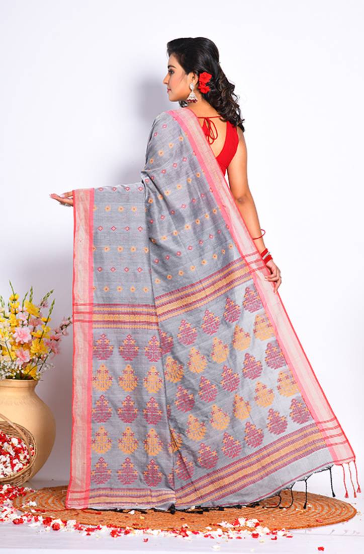 COTTON JAMDANI SAREE