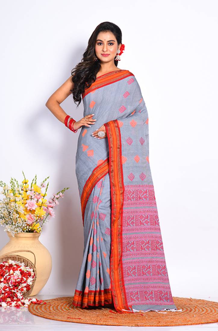 COTTON JAMDANI SAREE