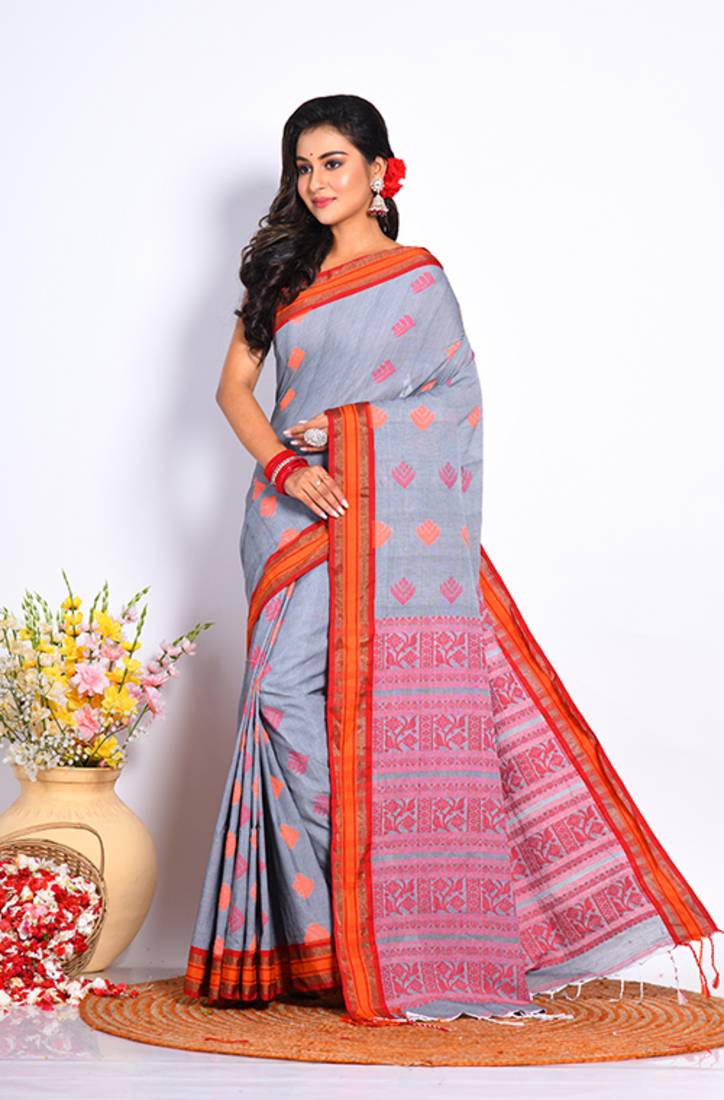 COTTON JAMDANI SAREE