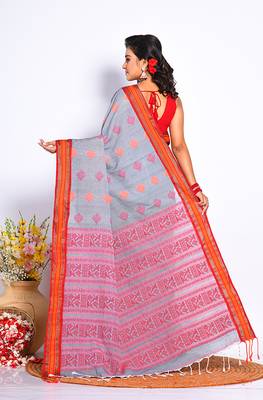 COTTON JAMDANI SAREE 4
