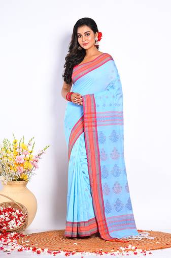 COTTON JAMDANI SAREE