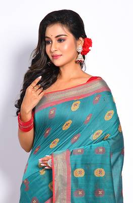 COTTON JAMDANI SAREE 2