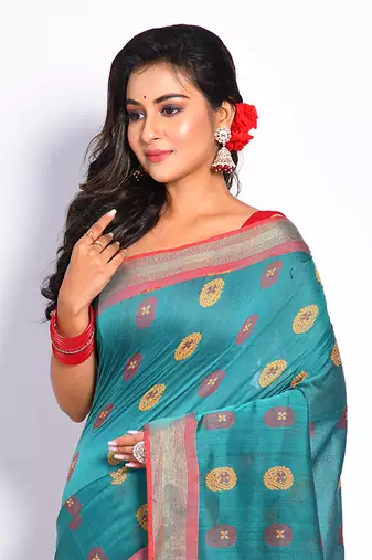 COTTON JAMDANI SAREE