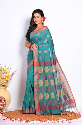 COTTON JAMDANI SAREE 3