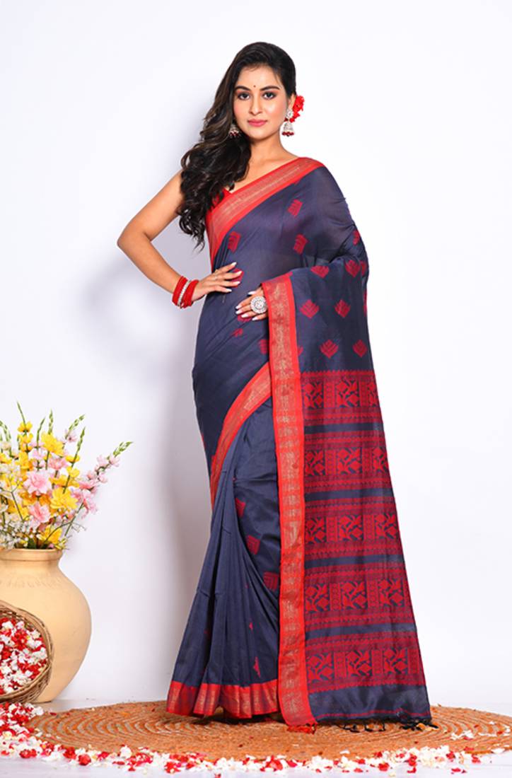 COTTON JAMDANI SAREE