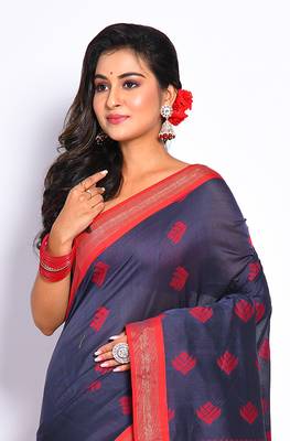 COTTON JAMDANI SAREE 2