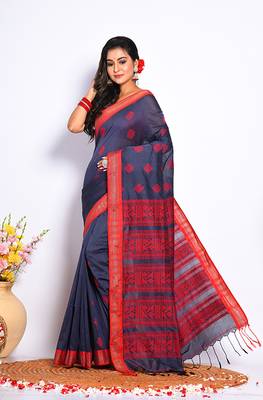 COTTON JAMDANI SAREE 3