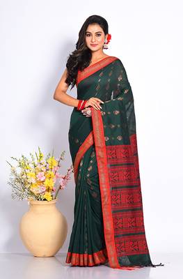 COTTON JAMDANI SAREE 1