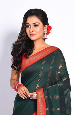 COTTON JAMDANI SAREE 2