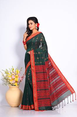 COTTON JAMDANI SAREE 3