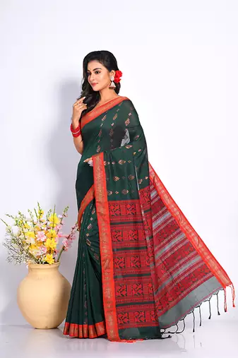 COTTON JAMDANI SAREE