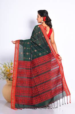 COTTON JAMDANI SAREE 4