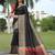 BLACK MOST GORGEOUS RAW SILK SAREE