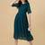 Georgette a-line midi dress